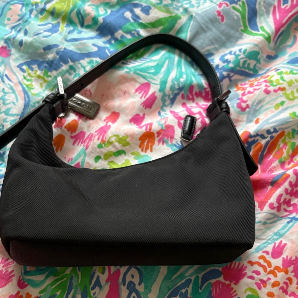 Coach Black Wristlet Clutch
